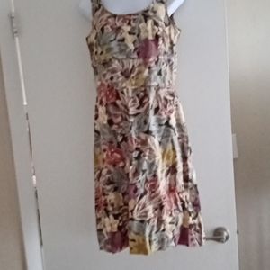 Woman's Dress Peruvian Connection Med Sleeveless Tropical print